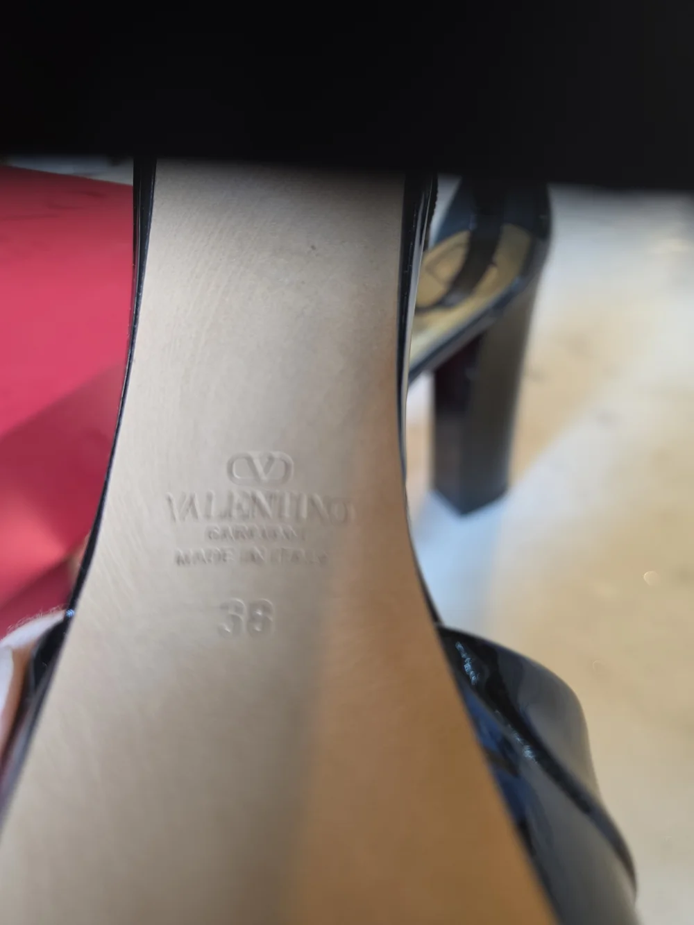 Valentino Garavani One Stud 120mm Platform Sandal with Gold Pyramid Size 38/8